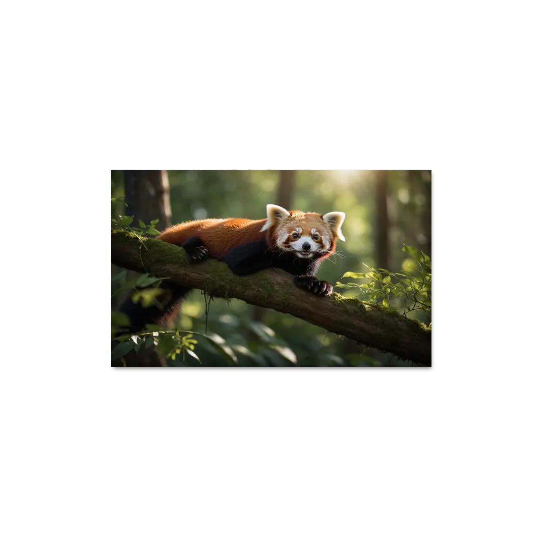 The Enigmatic Red Panda The Forest Dweller Framed Paintings