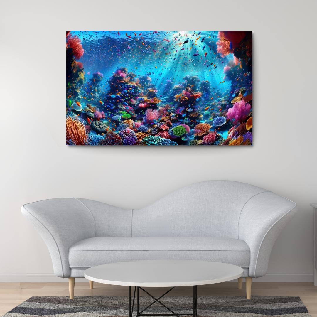 Coral Haven Underwater Wonderland Premium Artwork Frames