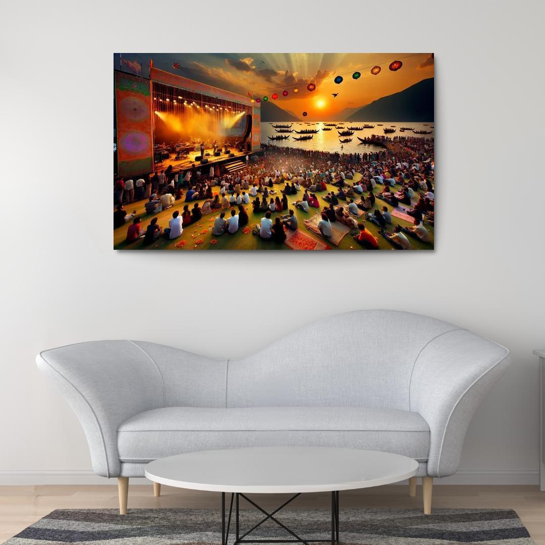 Montreux Jazz Festival - Switzerland Framed Paintings