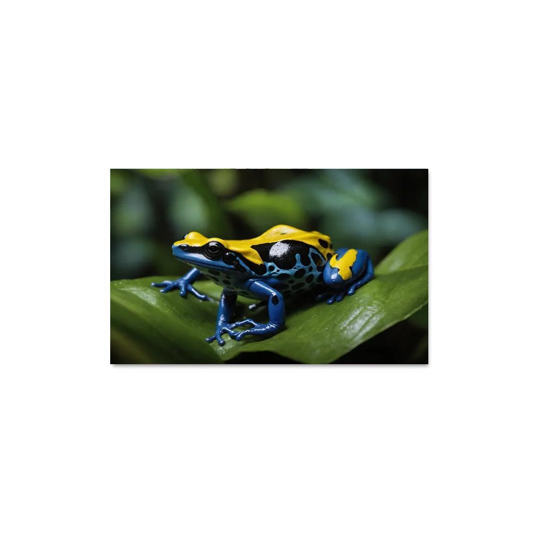 The Striking Poison Dart Frog A Colorful Wonder Canvas Paintings Frame