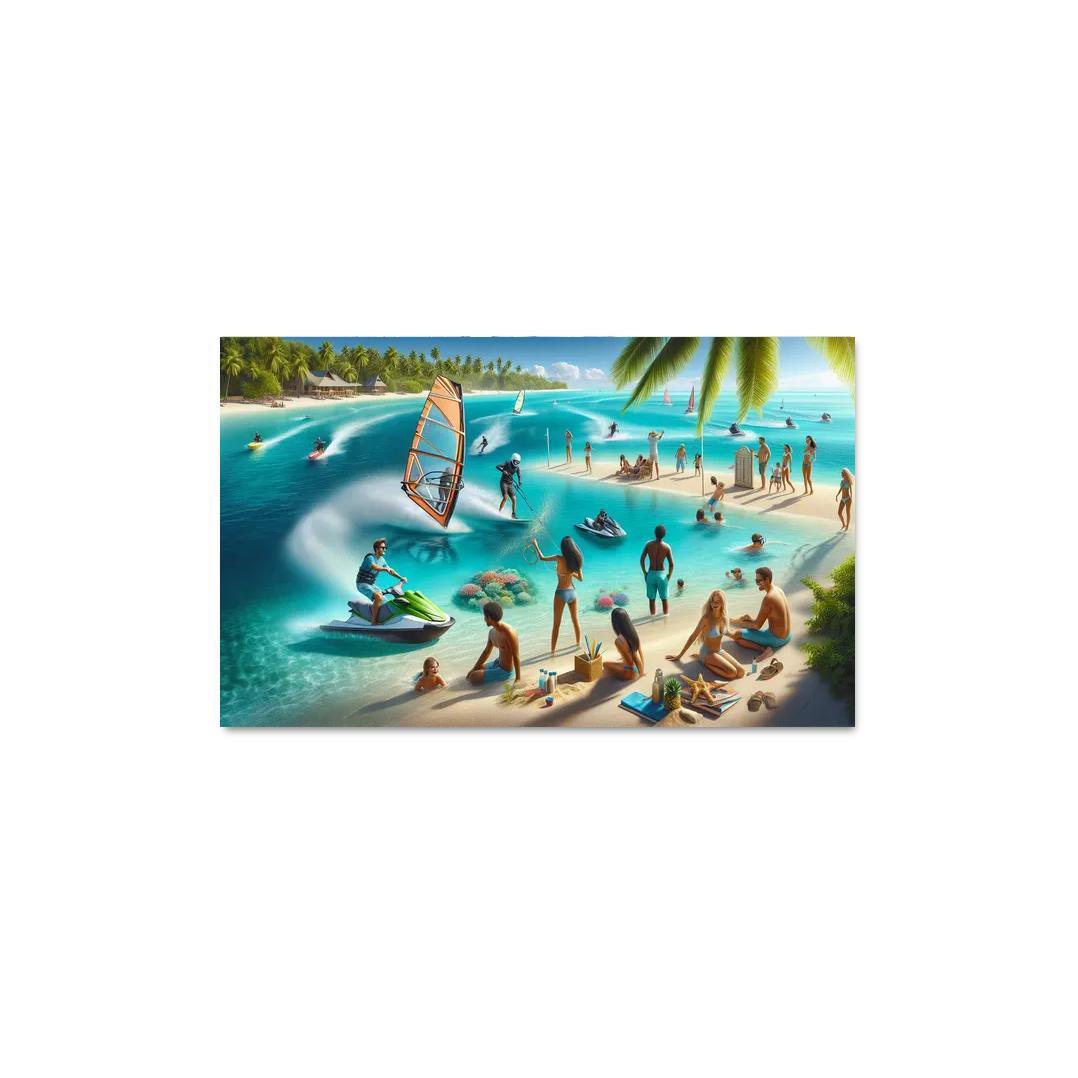 Coral Coast An Adventure Seeker's Dream Custom Paintings Frame