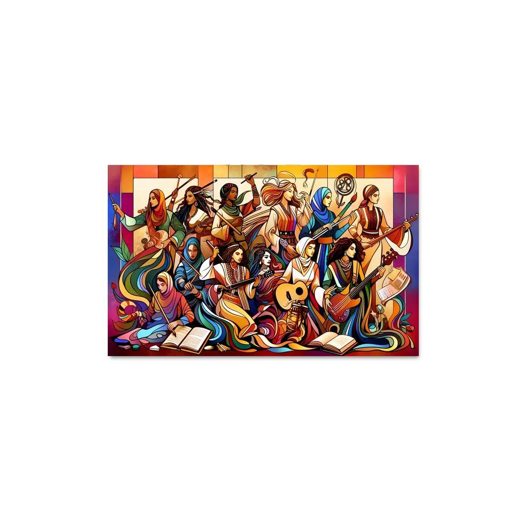 Gender Equity In Art Empowering Female Voices Custom Paintings Frame