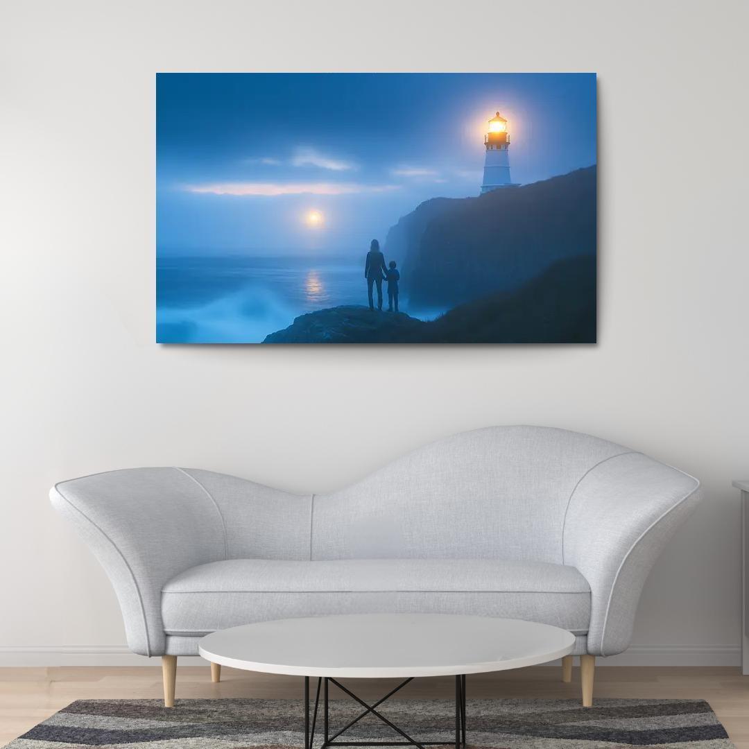 The Lighthouse Of Love Guiding Through Storms One-piece Frames