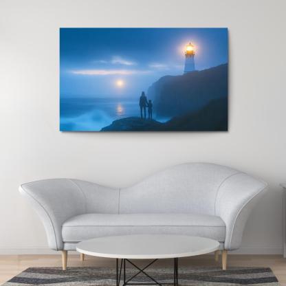 The Lighthouse Of Love Guiding Through Storms One-piece Frames