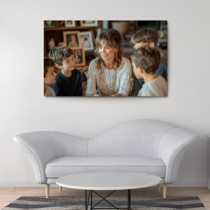 The Wisdom Of Generations Lessons From Mom Custom Paintings Frame