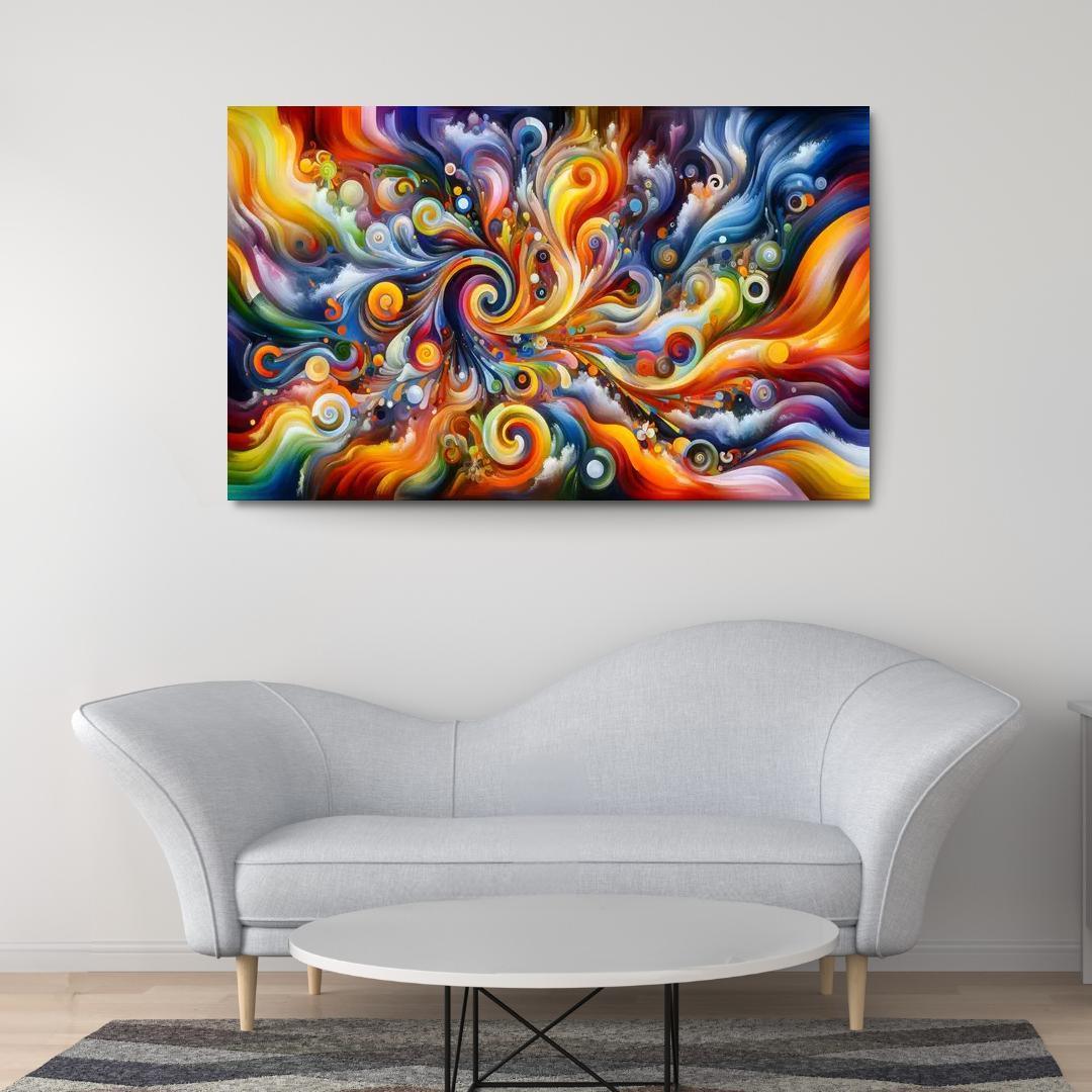 Essence of Untamed Imagination 1 Piece HD Canvas Wall Art-Original Frame