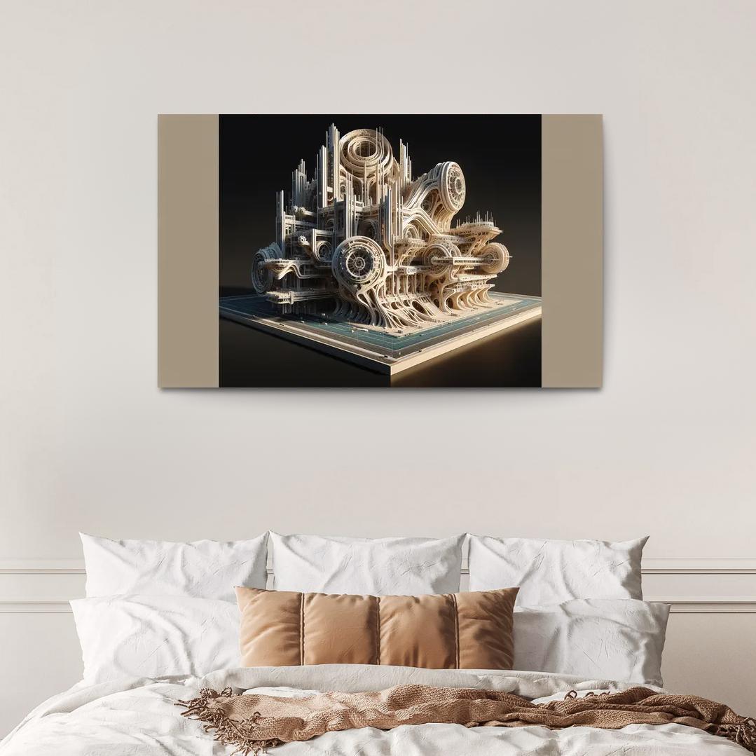 Digital Fabrication Architecture Custom Paintings Frame