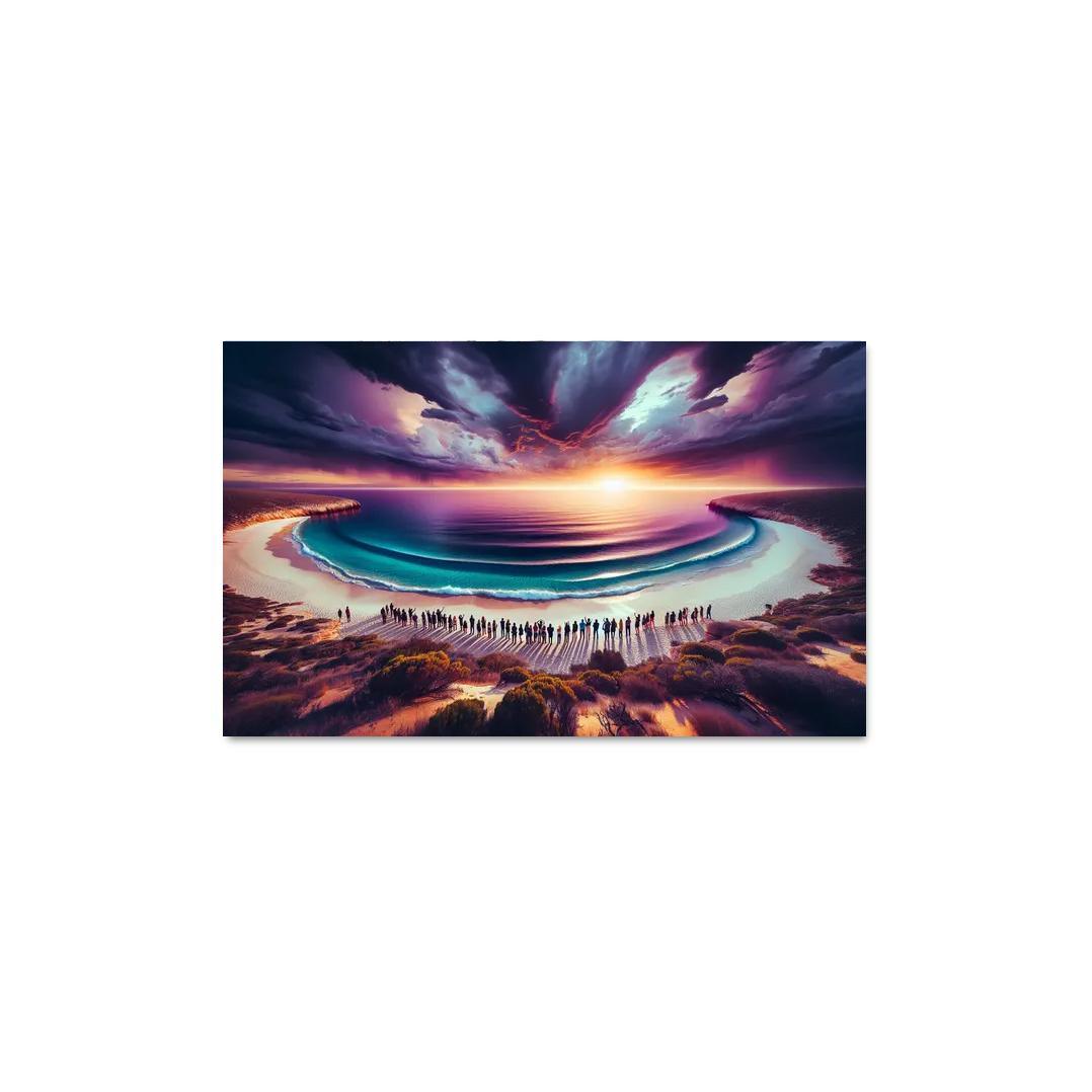 Whale Watch Vista Modern Paintings Frame