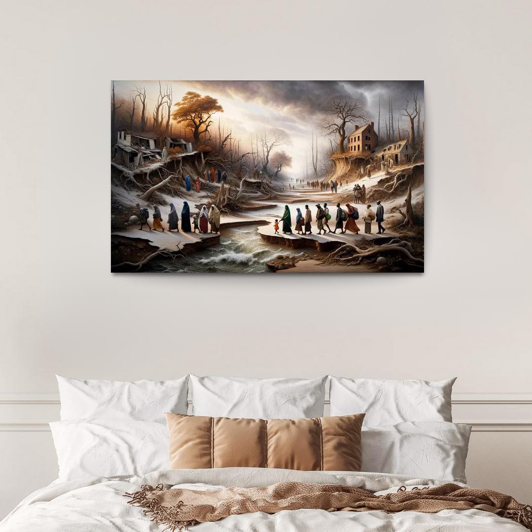 Climate Refugees The Human Face Of Environmental Displacement Art Trends