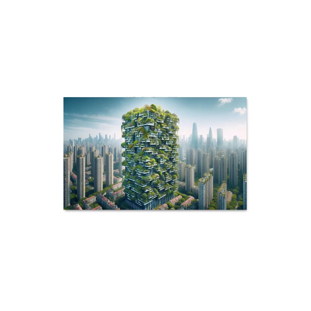 Vertical Forests Custom Paintings Frame