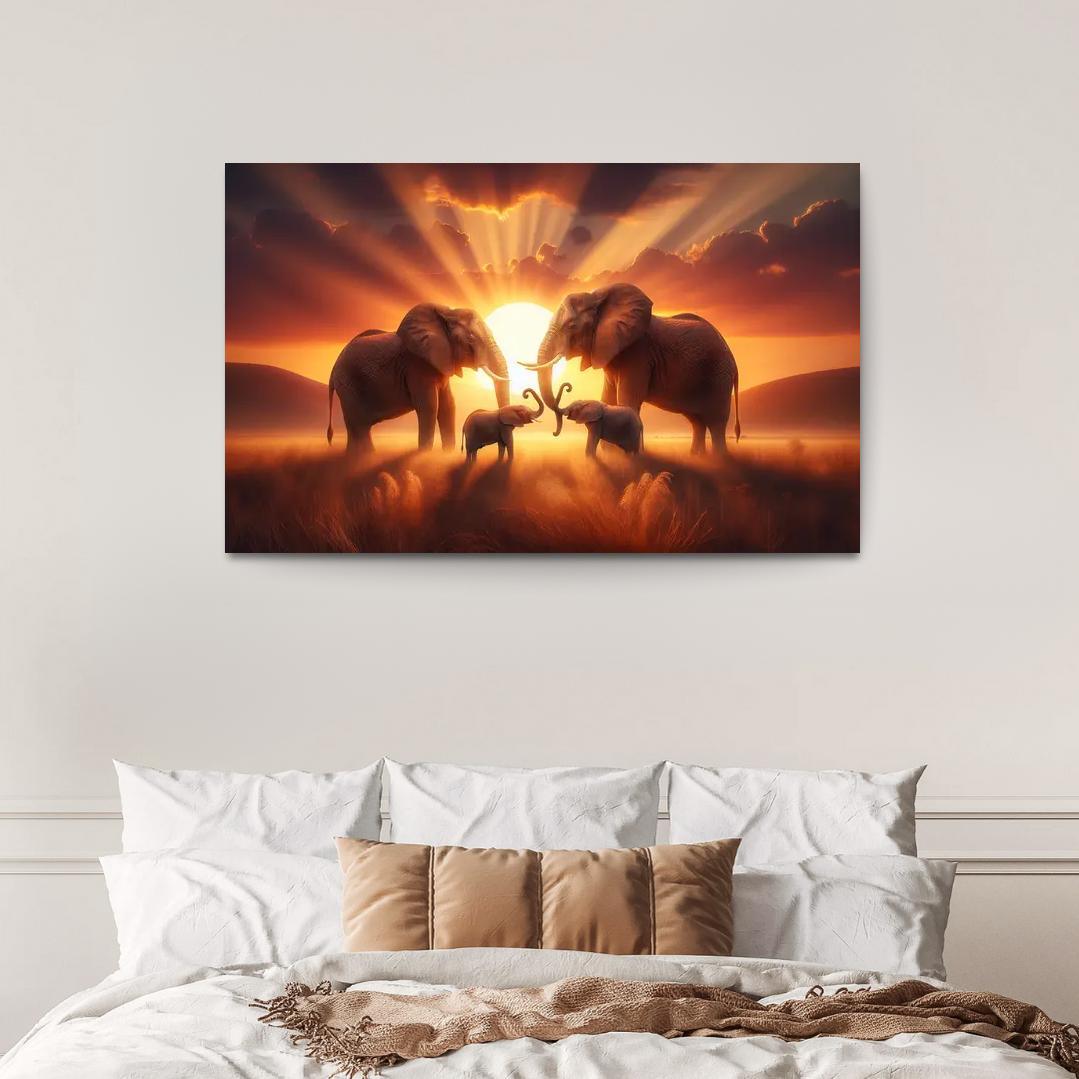 The Secrets of Elephant Communication 1 Piece HD Canvas Wall Art-Original Frame