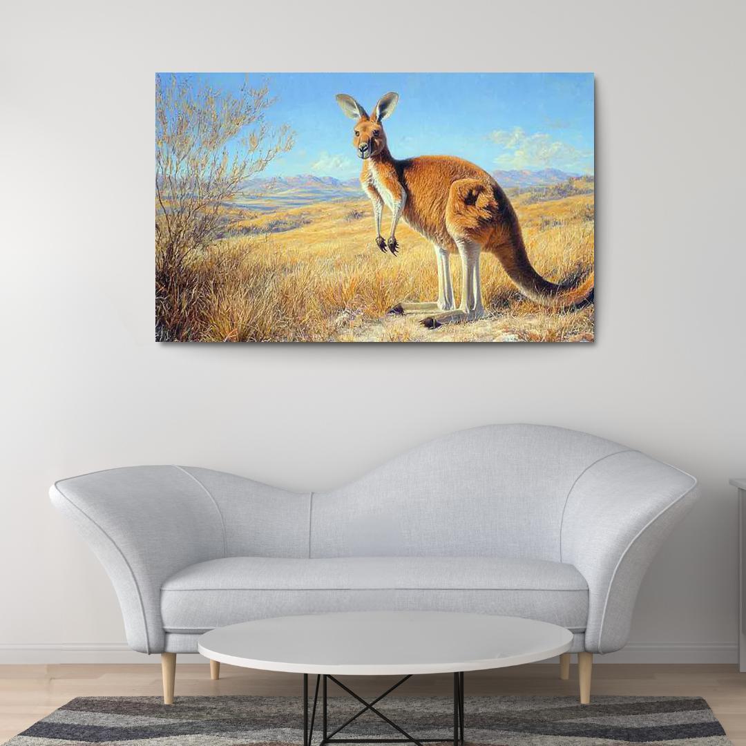 The Majestic Red Kangaroo The Australian Icon Art Trends