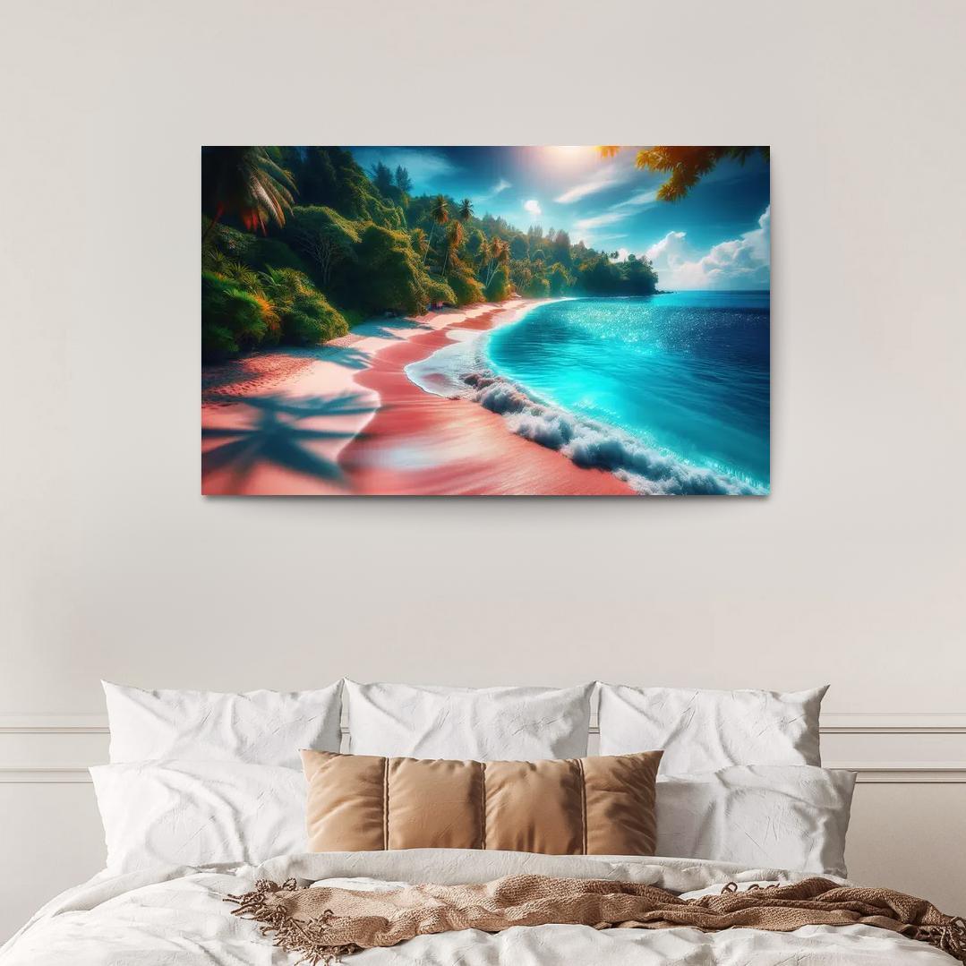 Hidden Oasis Tranquil Waters And Lush Landscapes Premium Artwork Frames