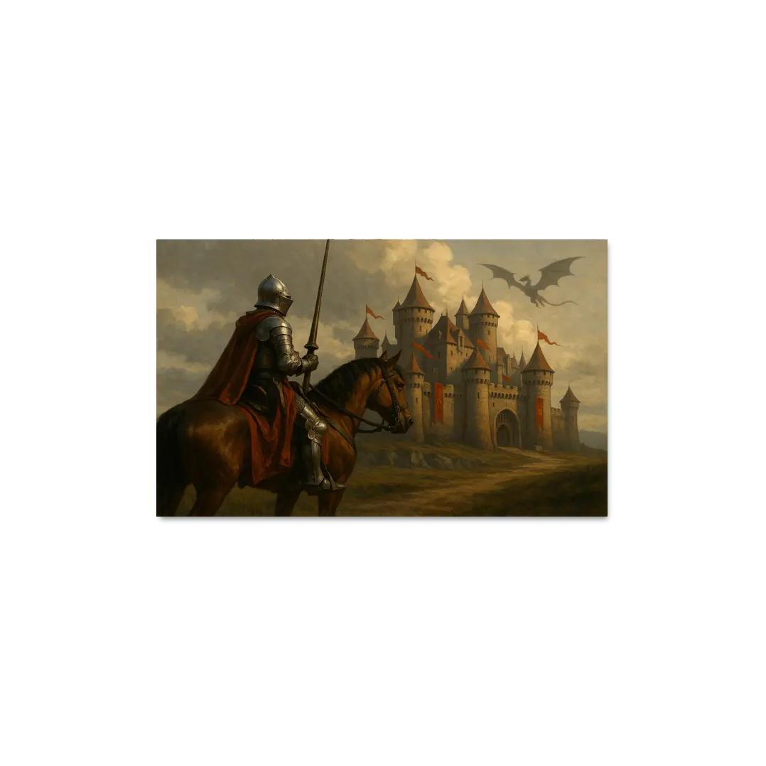 Knight's Quest - Medieval Adventure Framed Paintings