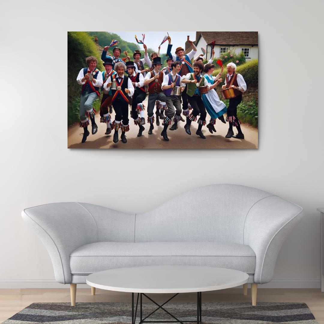 Morris Dance The Folk Tradition Of England Modern Paintings Frame
