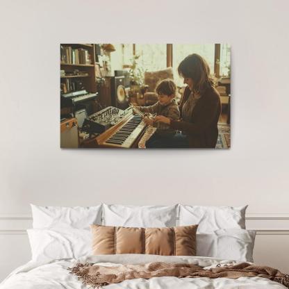 Songs Of The Heart A Mothers Melodic Influence Canvas Paintings Frame