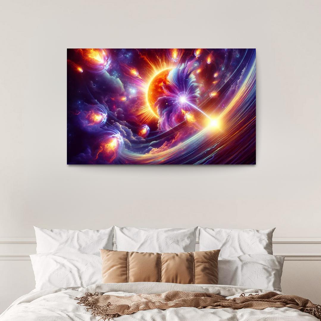 The Allure Of Space Weather Abstract Paintings Frame