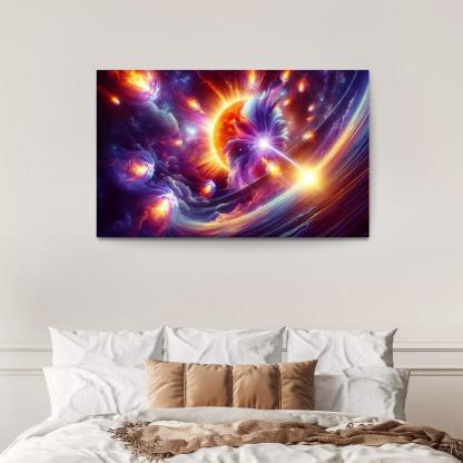 The Allure Of Space Weather Abstract Paintings Frame