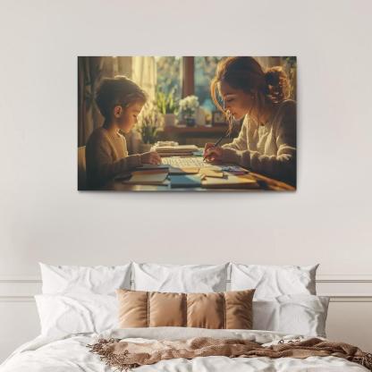 Love In Every Letter A Mothers Words Custom Paintings Frame
