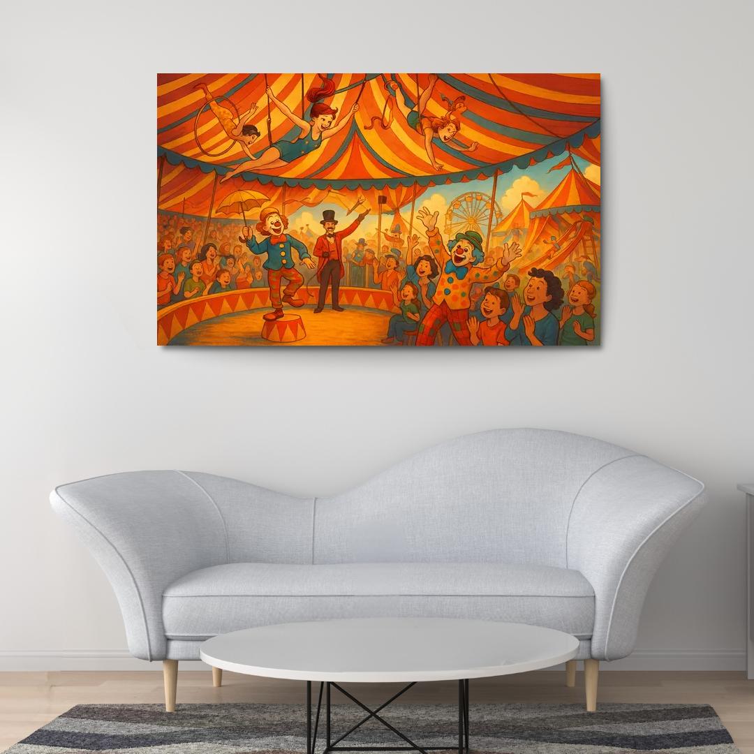 Circus Carnival - Fun Fair Adventure Framed Paintings