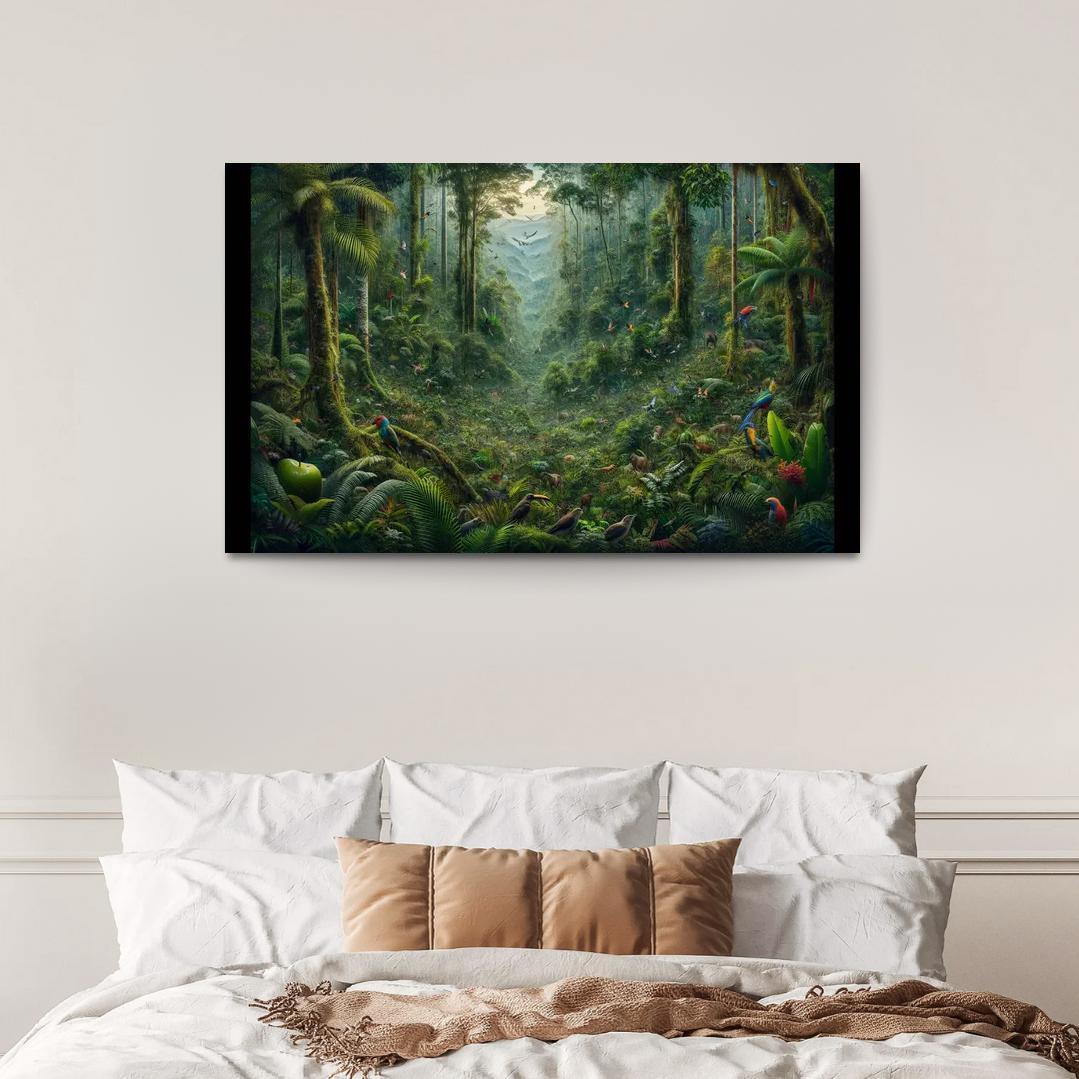 Nature's Call Celebrating Biodiversity through Art 1 Piece HD Canvas Wall Art-Original Frame
