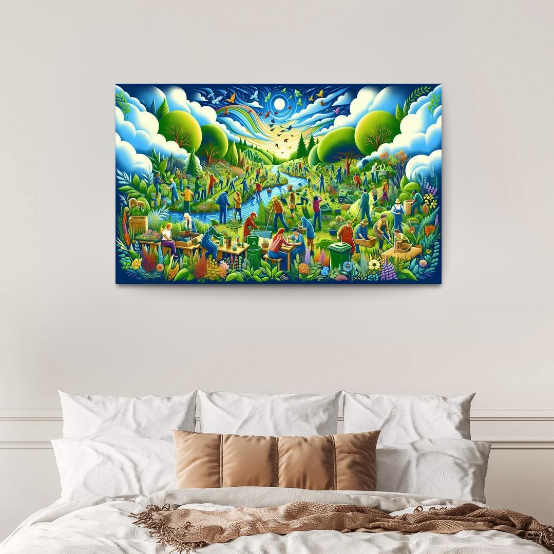 Sustainable Development Creating A Better Future Art Trends