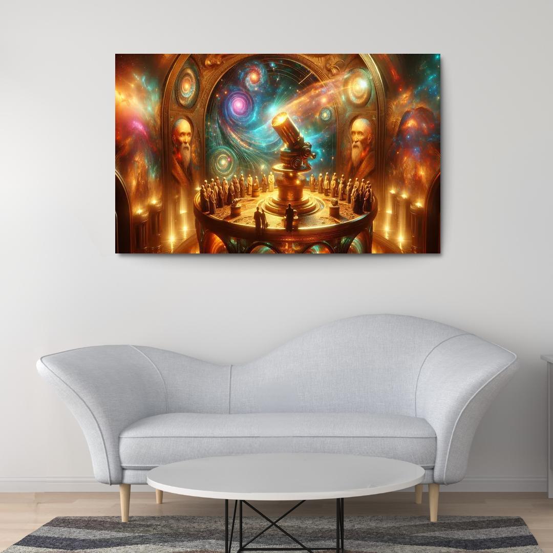 The Timeless Observatory 1 Piece HD Canvas Wall Art-Original Frame