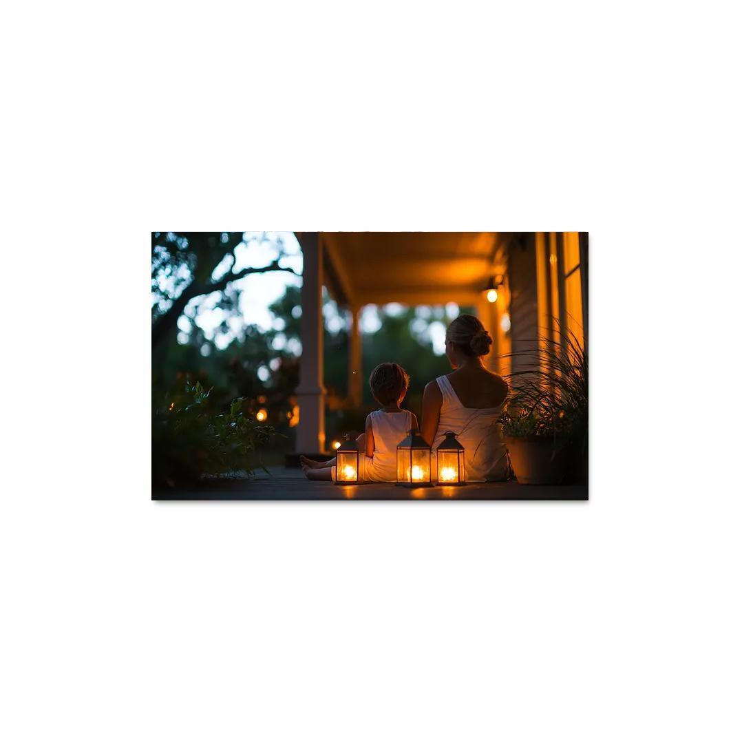 The Light Of Guidance A Mothers Wisdom Canvas Paintings Frame