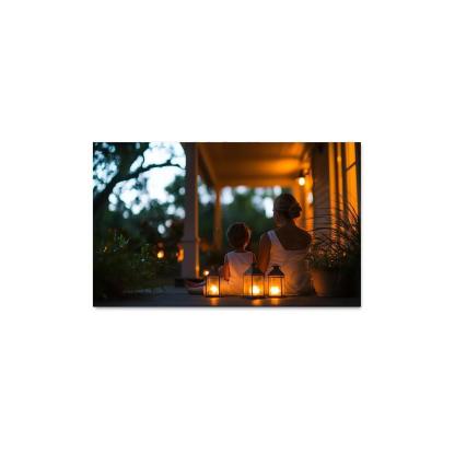 The Light Of Guidance A Mothers Wisdom Canvas Paintings Frame