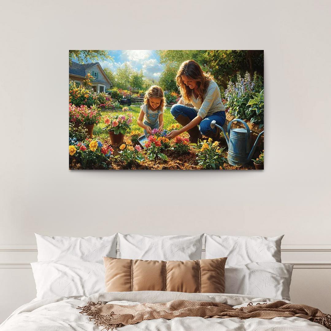 The Garden Of Our Hearts Nurtured By Mom One-piece Frames