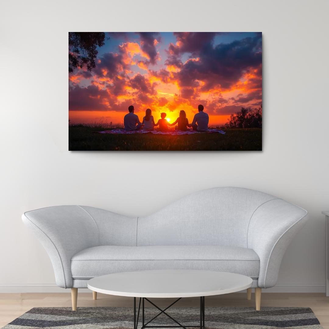 Sunset Reflections A Mother's Guiding Light One-piece Frames