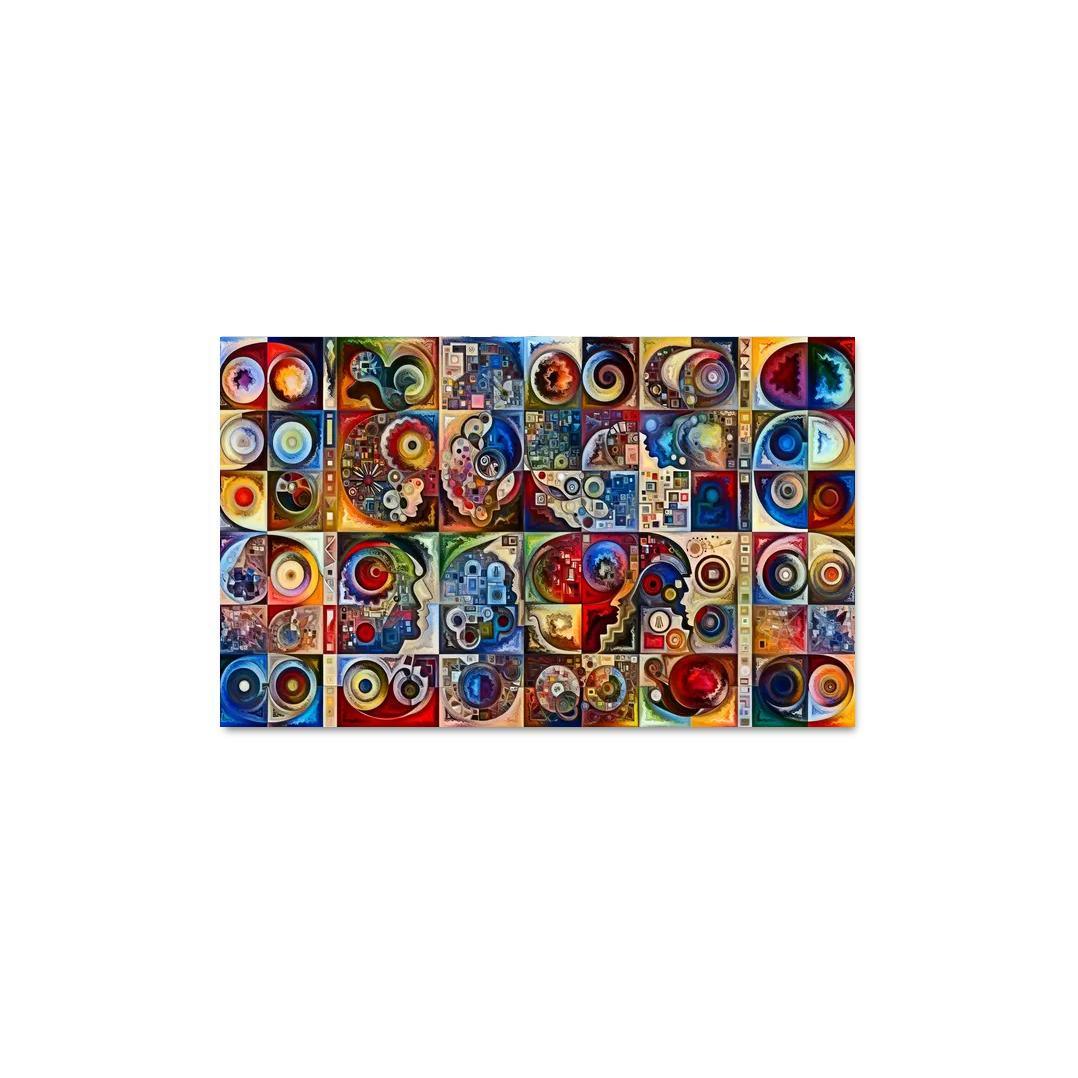 Crisis Of Identity Exploring Intersectionality Multi-panel Paintings