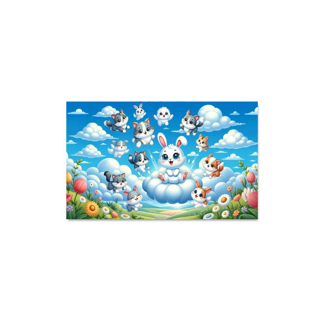 Curious Cloud Critters Premium Artwork Frames