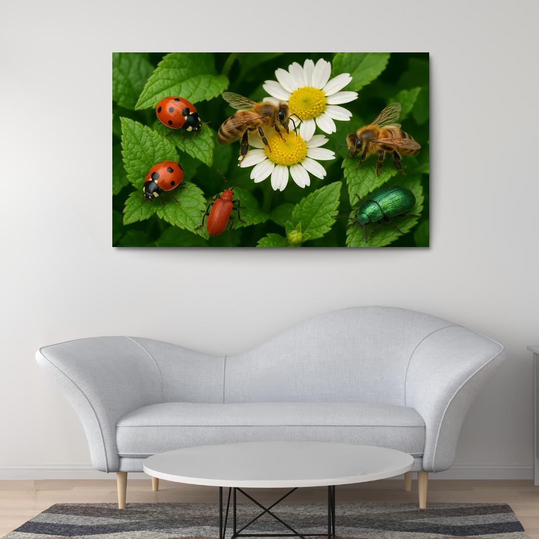 Garden Bugs - Insect Discovery Framed Paintings