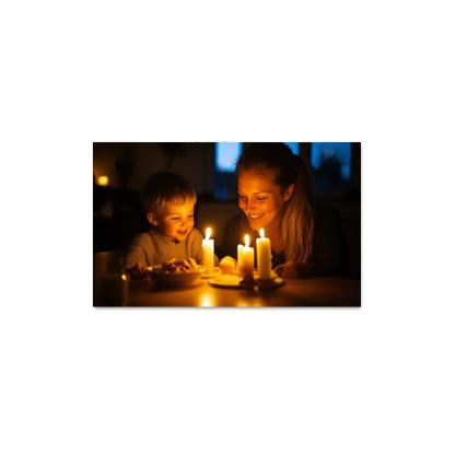Candlelight Moments Illuminating Love Custom Paintings Frame