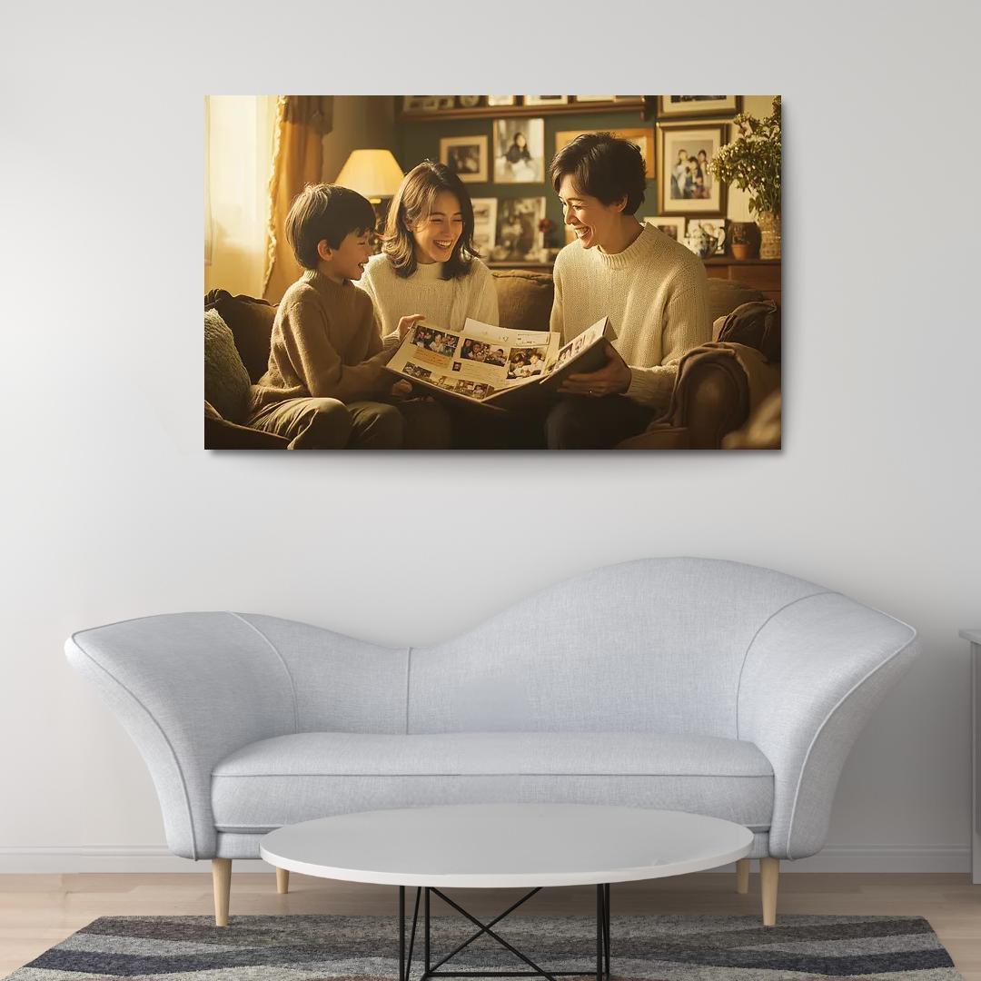 Through The Years A Mothers Journey Custom Paintings Frame