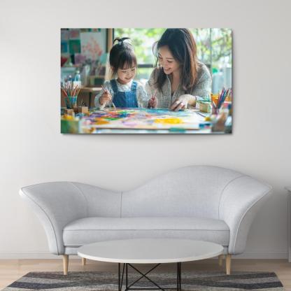 The Canvas Of Life A Mothers Creative Love One-piece Frames