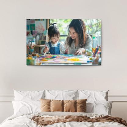 The Canvas Of Life A Mothers Creative Love One-piece Frames