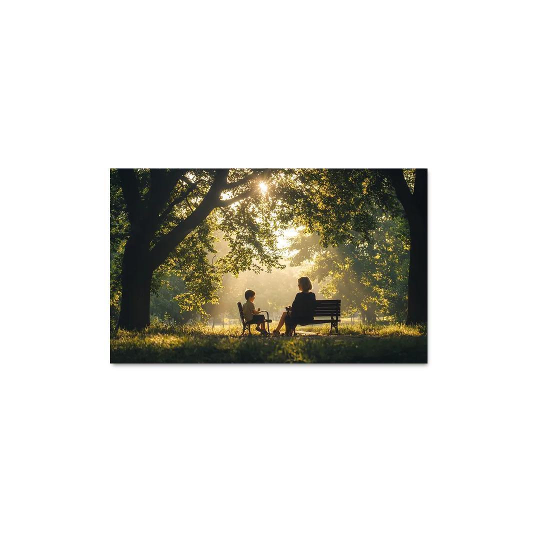 Reflections Of Love A Mother's Heartfelt Advice Canvas Paintings Frame