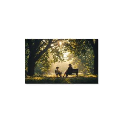 Reflections Of Love A Mother's Heartfelt Advice Canvas Paintings Frame
