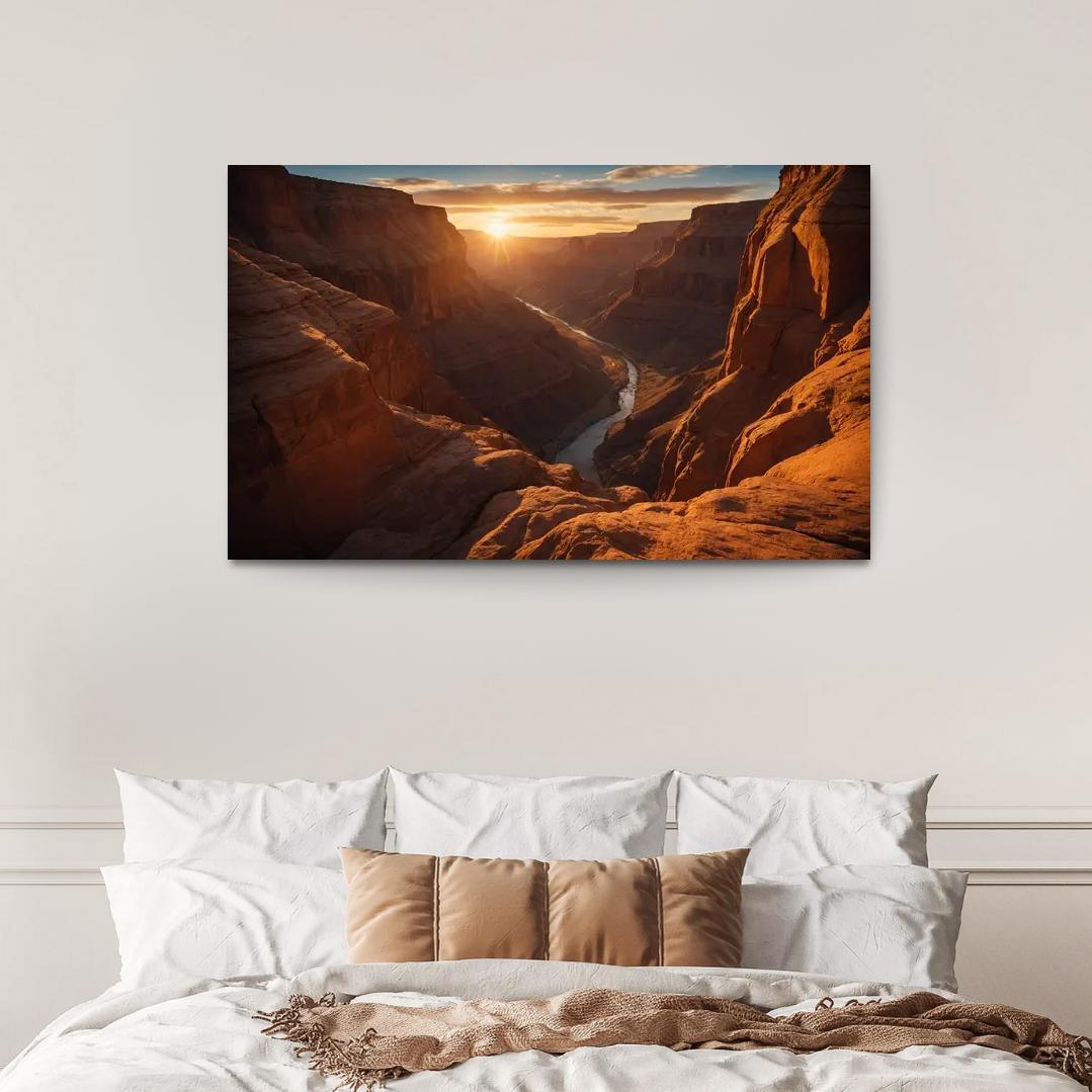 The Enigmatic Canyons Of Sunset Shadows Art Trends