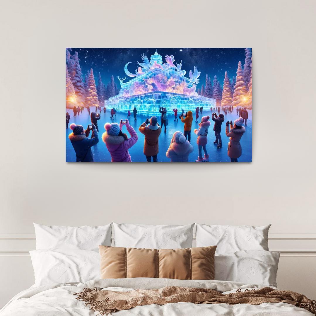 Harbin International Ice And Snow Sculpture Festival - China Modern Paintings Frame