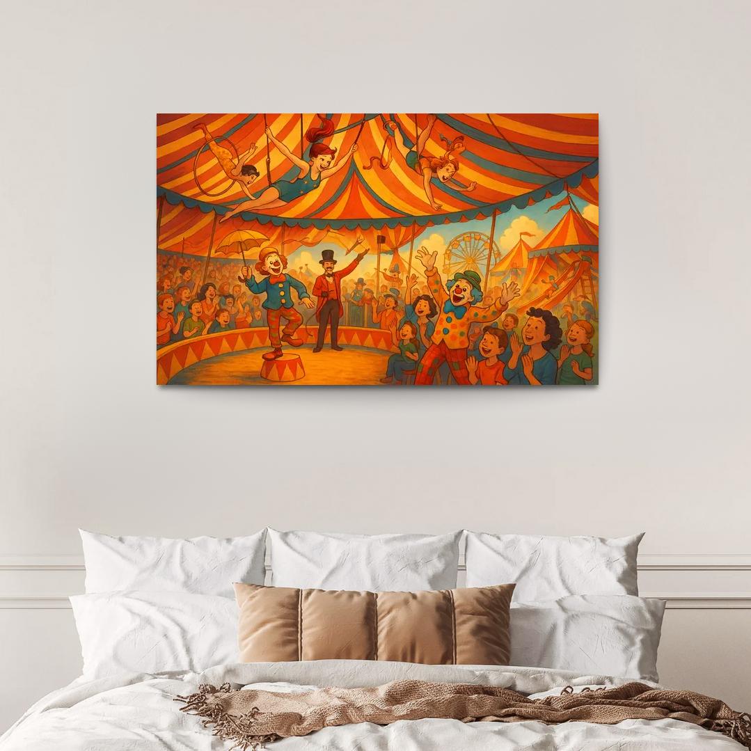 Circus Carnival - Fun Fair Adventure Framed Paintings