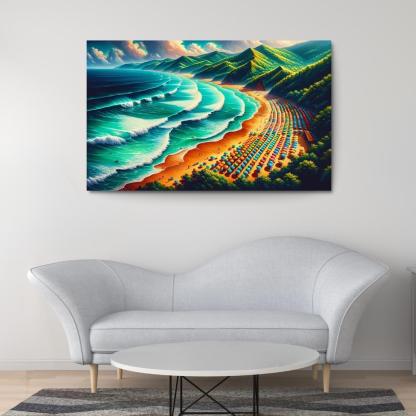 Emerald Isle Adventures Modern Paintings Frame