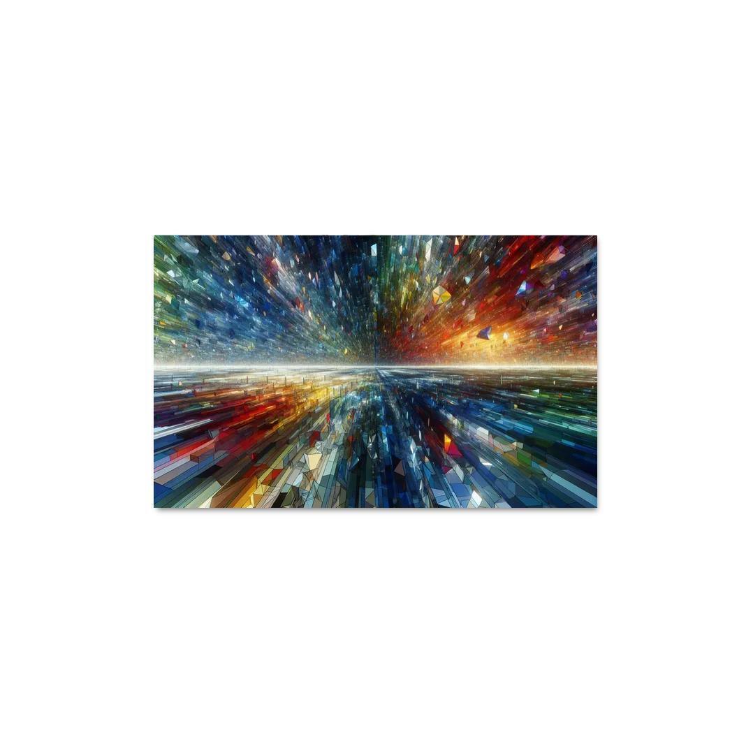 Fragments of Infinite Possibility 1 Piece HD Canvas Wall Art-Original Frame