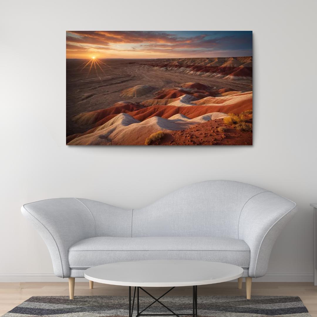 The Vastness Of Painted Desert Oil Paintings Frame