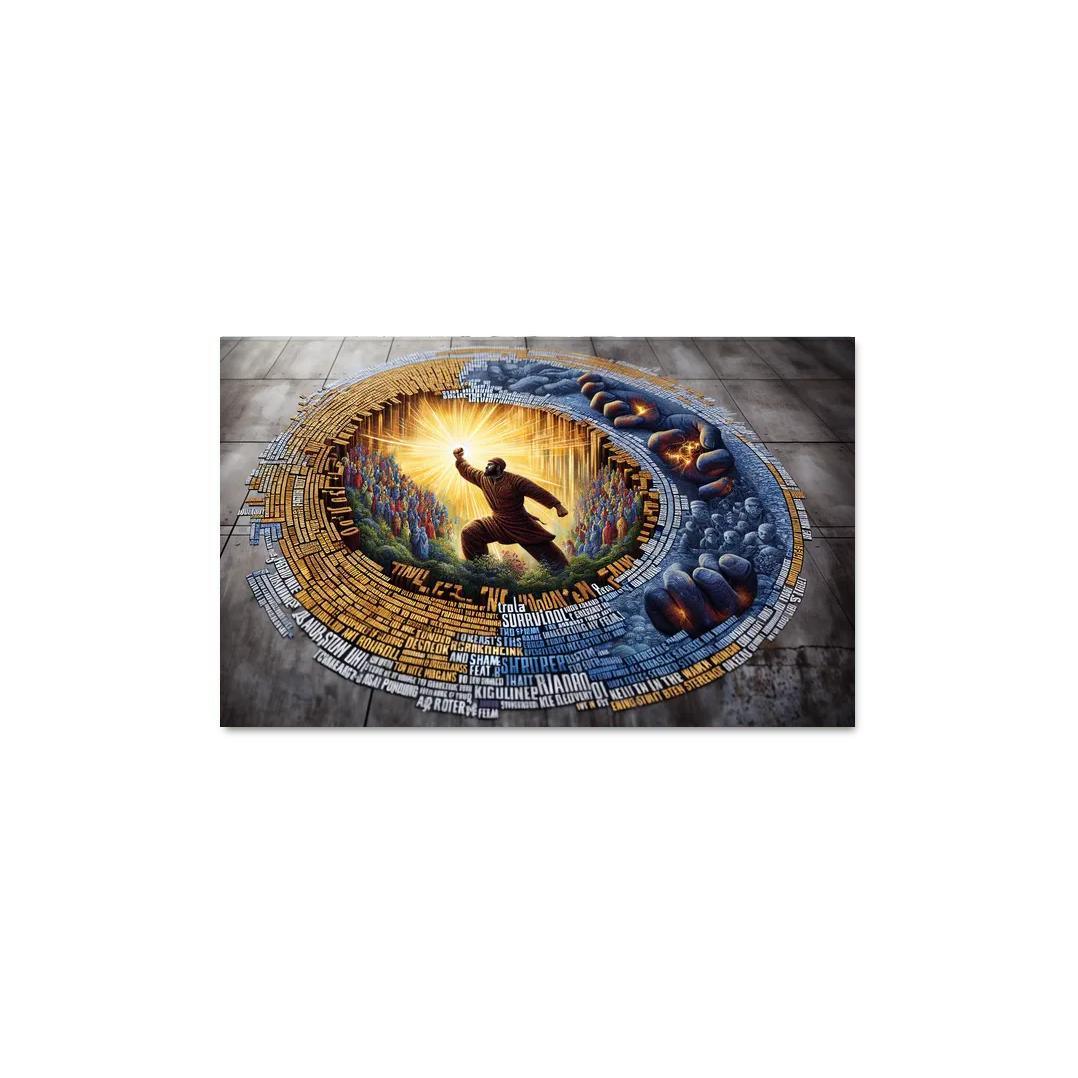 Tales Of Survival The Fight Against Domestic Violence Custom Paintings Frame