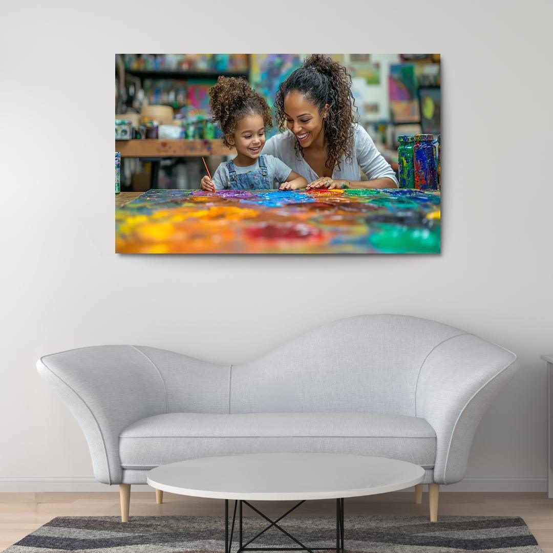A Canvas Of Love Painting Our Journey Canvas Paintings Frame