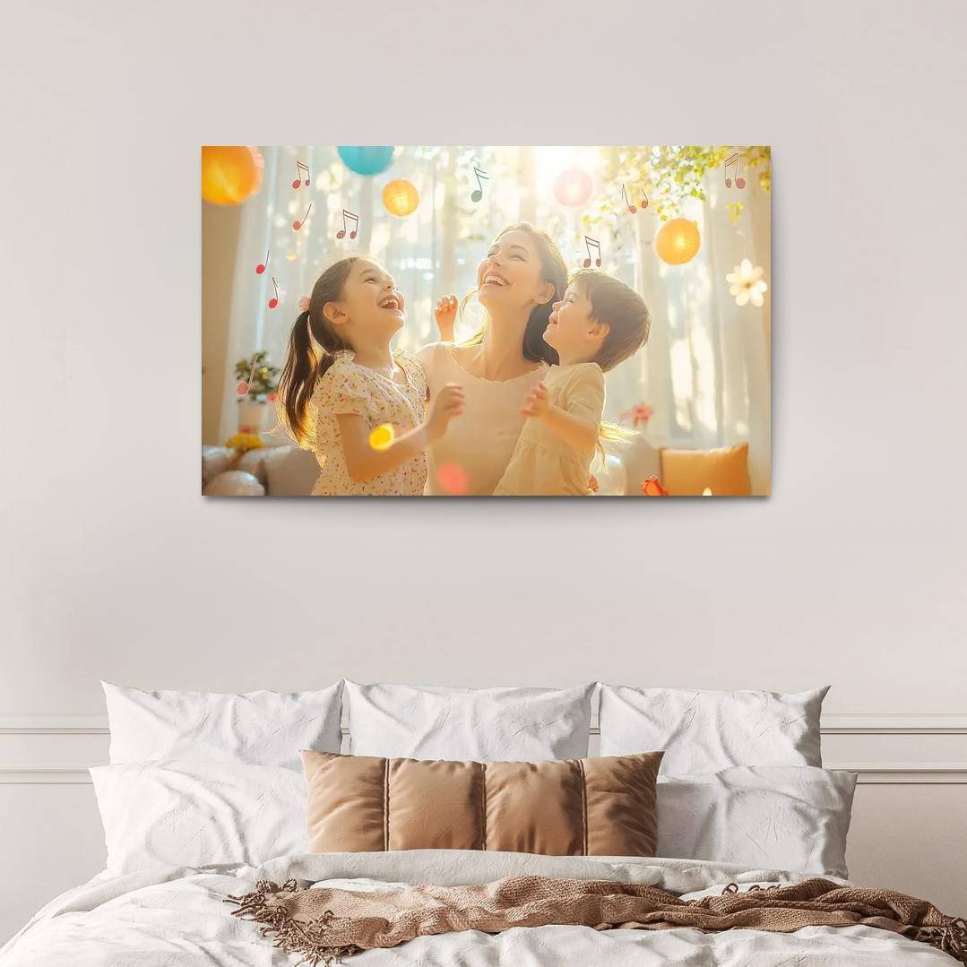The Rhythm Of Love A Mothers Dance Custom Paintings Frame