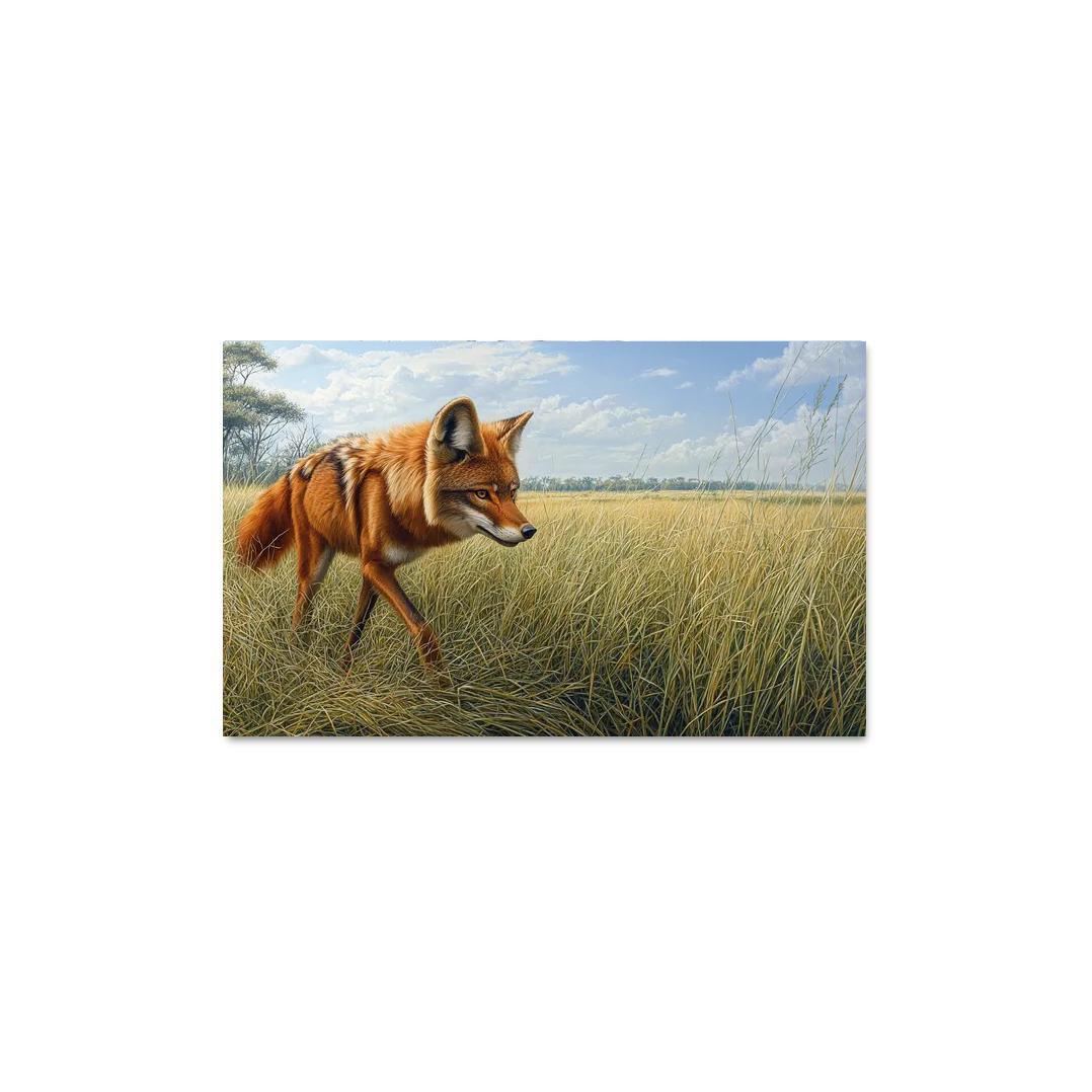 The Serene Maned Wolf The Tallest Canid Art Trends